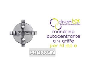 24158 MANDRINO AUTOCENTRANTE A 4 GRIFFE PER FD 150 E PROXXON