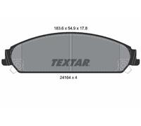 2416401 TEXTAR Kit pastiglie freno, Freno a disco per CHRYSLER,CHRYSLER (BBDC),D