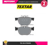 Set di pastiglie freno TEXTAR 2417001, anteriore