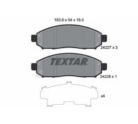 2422701 TEXTAR Kit pastiglie freno, Freno a disco per NISSAN,NISSAN (ZHENGZHOU),