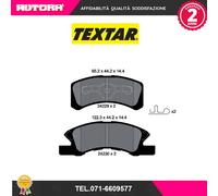 TEXTAR 2422901 Kit pastiglie freni