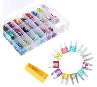 242pcs/Box Mini Blade Standard Set Auto FUSS Kit di assortimento 2/3/5/7.5/10/15/20/25/30/35/4 0amp assortito con fusibile lama clip
