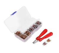 242Pcs / Set Universal Car A/C condizionatore d'aria del centro di valvola automatica del condizionatore d'aria di riparazione degli attrezzi Valve Remover Kit,Attrezzatura Efficiente