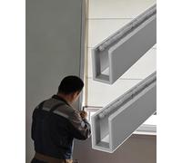 243,8 cm grigio blocco della luce finestra laterale Ra per rullo BlinEnhance Privacy & Control Light Perfect per uso domestico e ufficio