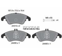 2431001 Kit pastiglie freno, Freno a disco Textar