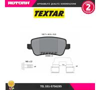 2434801 Kit pastiglie freno, Freno a disco posteriore (MARCA TEXTAR)..