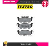 2435501 Kit pastiglie freno, Freno a disco posteriore (MARCA TEXTAR)..