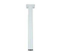 24380 Q.TA' 4 PIEDINO ACCIAIO D. 30 X H 300 MM BIANCO