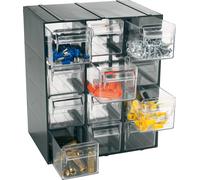Cassettiera Portaminuteria Minuterie mm 19x15x23h 12 Cassetti da Tavolo Officina