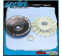 244.0123 SEMIPULEGGIA VENTOLINO VARIATORE POLINI PIAGGIO MC2 50 (1998) 14 GRADI