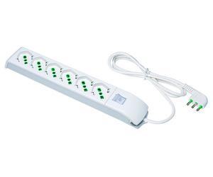 24404 Q.TA' 1 FME 41.0200 MULTIPRESA 6P BIP/SC + INT FIDO