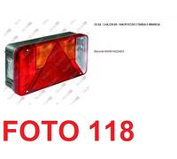 24422700 FANALE POSTERIORE SX C/LUCE TARGA RETRONEBBIA UNIVERSALE
