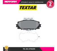 Textar 2445101 Kit Pastiglie per Freno a Disco