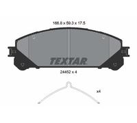 2445201 Kit pastiglie freno, Freno a disco Textar