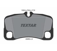 2445403 TEXTAR Kit pastiglie freno, Freno a disco per PORSCHE