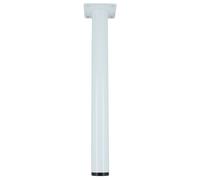 24463 Q.TA' 4 PIEDINO ACCIAIO D. 30 X H 200 MM BIANCO