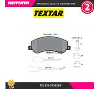 2448401 Kit pastiglie freno, Freno a disco anteriore (MARCA-TEXTAR)..