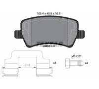 2449601 Kit pastiglie freno, Freno a disco Textar