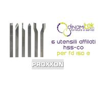 24524 SERIE 6 UTENSILI AFFILATI HSS-CO PER TORNIO FD 150 E PROXXON
