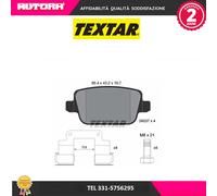 2453702 Kit pastiglie freno, Freno a disco posteriore (MARCA TEXTAR)..