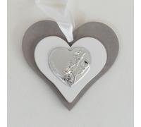 24566 Bomboniere Icona cuore in legno per matrimonio (kit 12 pezzi)