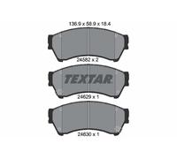 2458202 TEXTAR Kit pastiglie freno, Freno a disco per BESTURN (FAW),FORD USA,HAI