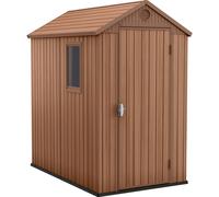 Casetta keter darwin eff legno brown 125,8x184,5x205