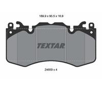 2465901 TEXTAR Kit pastiglie freno, Freno a disco per ,LAND ROVER