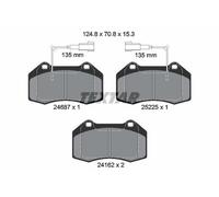 2468701 Kit pastiglie freno, Freno a disco Textar