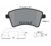 2469301 Kit pastiglie freno, Freno a disco Textar