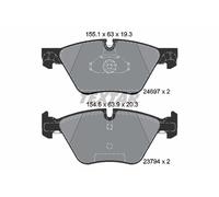 Set di pastiglie freno TEXTAR 2469701, fronte