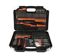 246PCS Combination Drill Bit Screw Bits Set Kit with Black Box Multifunctional DIY Wood Metal Drill Bit Set