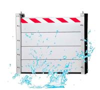 247 * 80cm Barriera Anti-allagame In Alluminio, Diga Anti-allagame Riutilizzabile Per Cancello, Garage, Fabbrica E Ingressi Di Sottopasso