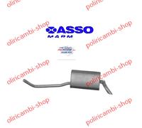 247038 Silenziatore posteriore adatto a Lancia Y 1,2 (840) (MARCA-ASSO).