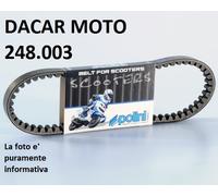248.003 CINGHIA VARIATORE POLINI MALAGUTI F 12 50 PHANTOM (fase 2)
