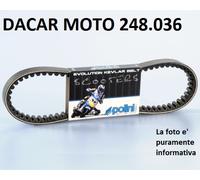 248.036 CINGHIA VARIATORE POLINI GARELLI : CAPRI 50 4T - CICLONE 50 4T