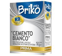 24823 Q.TA' 12 LINEA BRIKO CEMENTO BIANCO DA 1 KG