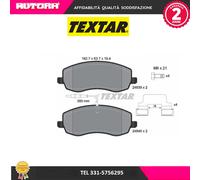 2483901 Kit pastiglie freno, Freno a disco anteriore (MARCA-TEXTAR)..