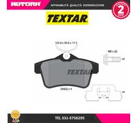 TEXTAR 2492201 Kit pastiglie freni