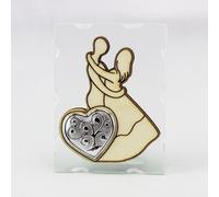 24955 Bomboniere 12pezzi Icona in Vetro Coppia Sposi Albero della Vita