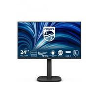 PHILIPS Monitor 24B2N3200D 24 pollici 1920x1200, WUXGA, 100Hz, IPS Panel, 4ms GtG, USB Hub Speakers, Height Adjustment, (HDMI1x 1.4 DP 1x 1.2) Nero