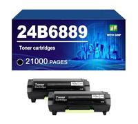 24B6889 Cartuccia Di Toner (con Chip) Compatibile Per Lexmark M1246 XM1246, 21000 Pagine,24B6889-2 pack