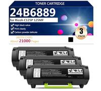 24B6889 Nero Cartuccia Toner di Ricambio ad alta Capacità per Lexmark M1246 XM1246 Stampante, 21000 Pagine,Black-3 pack