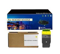 24B7518 24B7515 24B7516 24B7517 Toner CMYK ad Alta Capacità Compatibile con Lexmark XC4342 XC4352 - Nero 25000 Pagine, Colori 14200 Pagine