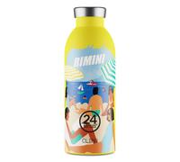 24Bottles Borraccia 'Clima' blu / marrone / giallo neon Donna 24Bottles XS-XL blu / marrone / giallo neon