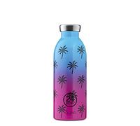 24BOTTLES Borraccia Termica Per L'Acqua | Bottiglia Thermos Riutilizzabile in Acciaio Inox senza BPA | 24Ore Freddo 12Ore Caldo | Clima Bottle | Design Originale Italiano (Palm Vibe, 500 ml)
