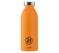 24Bottles Clima Bottle - Borraccia Termica 500 ml Acciaio Inox, Bottiglia Termica Thermos 100% Ermetico (12h Hot 24h Cold) dal Design Italiano, Borracce Termiche Ecologiche, Water Bottle Total Orange