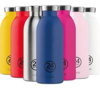 24Bottles Clima Bottle - Borraccia Termica 500 ml Acciaio Inox, Bottiglia Termica Thermos 100% Ermetico (12h Hot 24h Cold) dal Design Italiano, Borracce Termiche Ecologiche, Water Bottle Mauve