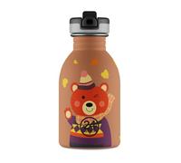 24BOTTLES Kids - Borraccia Bambini con Cannuccia Scuola Elementare e Asilo 250 ml, Borraccia Bambina Bambino Ermetica in Acciaio Inox BPA Free Ultraleggera Non Termica, Sweet Bear