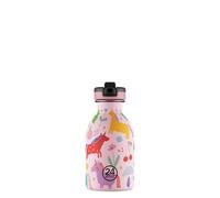 24BOTTLES Kids - Borraccia Bambini con Cannuccia Scuola Elementare e Asilo 250 ml, Borraccia Bambina Bambino 100% Ermetica in Acciaio Inox BPA Free Ultraleggera [Non Termica], Magic Friends 250ml
